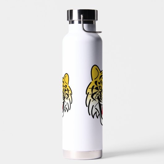 Laughing Tiger Face Artwork-21876 Trinkflasche (Links)