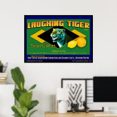 Laughing Tiger Sour Citrus Plakat (Heimbüro)