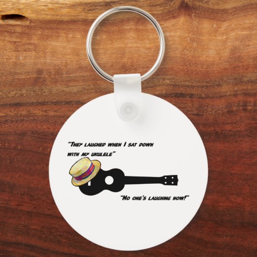 Laughing Ukulele Schlüsselanhänger (Vorderseite)