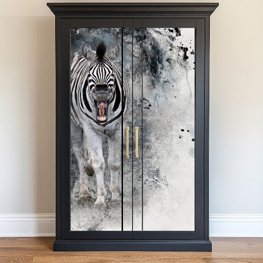 Laughing Zebra Wildlife Decoupage Geschenkpapier Set