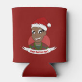 Laughman Weihnachts-Cartoon Dosenkühler (Rückseite)