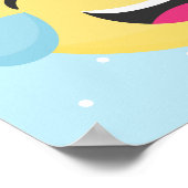 Laughout Loud Emoji Dots Poster (Ecke)