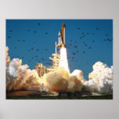 Launch of Space Shuttle Challenger (STS-51L) Poster (Vorne)