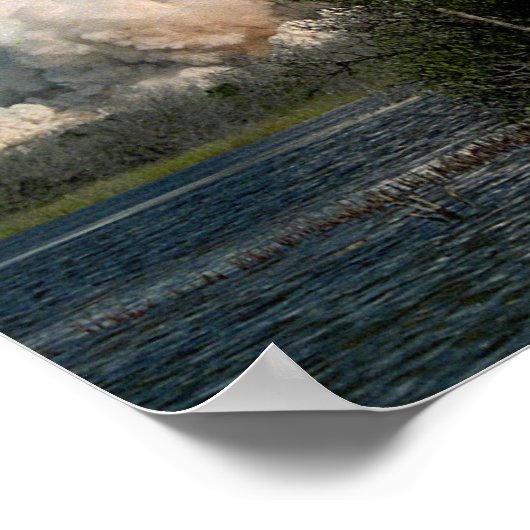 Launch of Space Shuttle Challenger (STS-61A) Poster (Ecke)