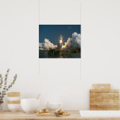 Launch of Space Shuttle Challenger (STS-61A) Poster (Küche)