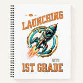 Launching into 1st Grade -Back to School Notizblock (Vorderseite)