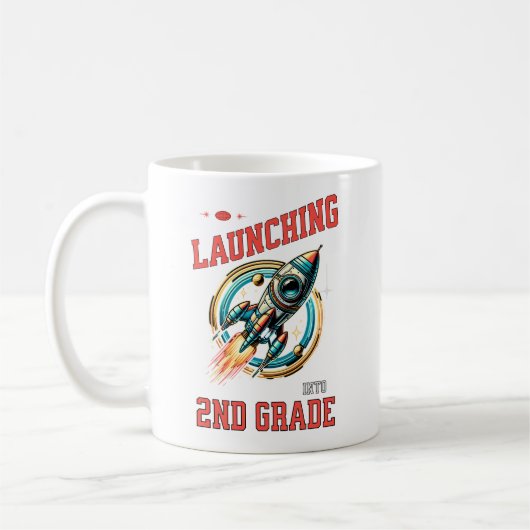 Launching into 2nd Grade -Back to School Kaffeetasse (Links)