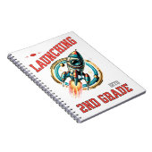 Launching into 2nd Grade -Back to School Notizblock (Rechte Seite)