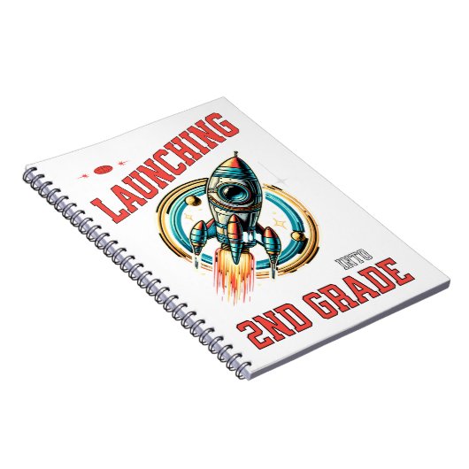 Launching into 2nd Grade -Back to School Notizblock (Rechte Seite)