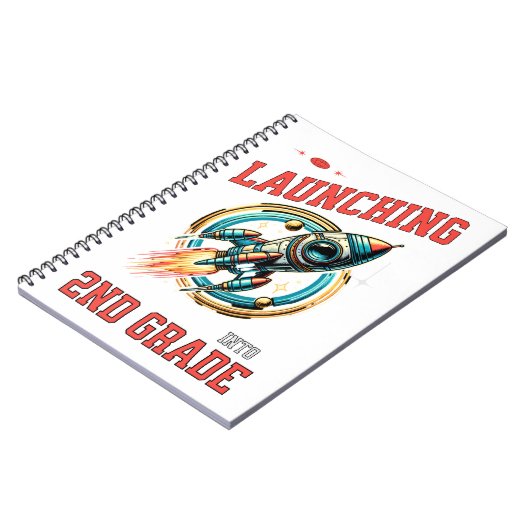 Launching into 2nd Grade -Back to School Notizblock (Linke Seite)