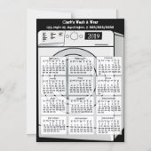 Laundromat Business Mini Calendar Magnet 2019 (Vorderseite)