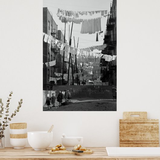 LAUNDRY DAY - BRONX 1936 POSTER (Küche)