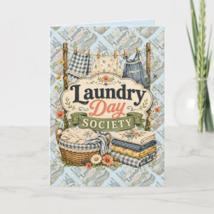 Laundry Day Society Cottagecore Blumen Karte