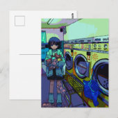 Laundry postkarte (Vorne/Hinten)