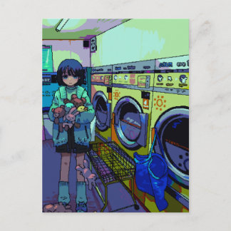 Laundry postkarte