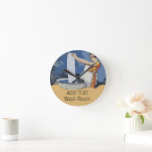 Laundry Room Clock Runde Wanduhr (Zuhause)