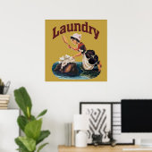 Laundry Room Sign Poster (Heimbüro)