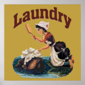 Laundry Room Sign Poster (Vorne)
