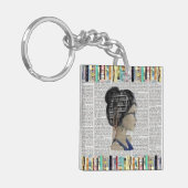 Laune der whimsical Leser Schlüsselanhänger (Vorderseite links)