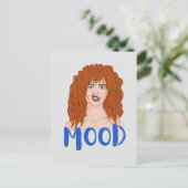 Laune. Rothaarmädchen Postkarte (Stehend Vorderseite)