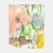 Launen im Garten II Fleecedecke (Vorderseite)