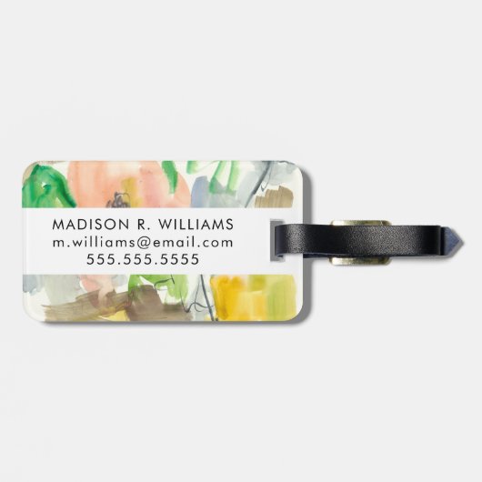 Launen im Garten II Gepäckanhänger (Rückseite horizontal)