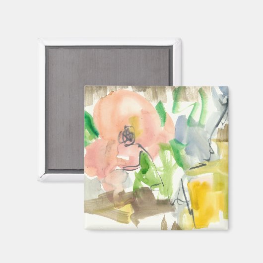 Launen im Garten II Magnet (Vorderseite/Rückseite)