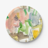 Launen im Garten II Pappteller (Vorderseite)