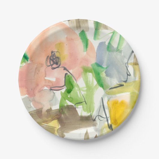 Launen im Garten II Pappteller (Vorderseite)