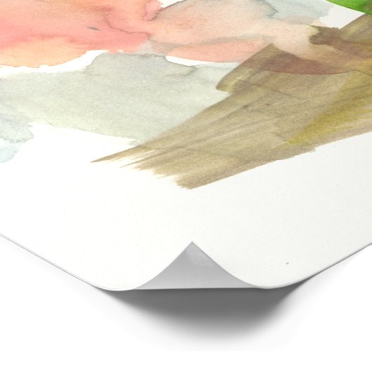 Launen im Garten II Poster (Ecke)