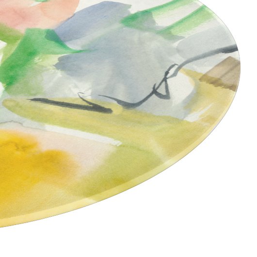 Launen im Garten II Schneidebrett (Ecke)