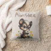 Launen in den Wildblumen Kissen (Decke)