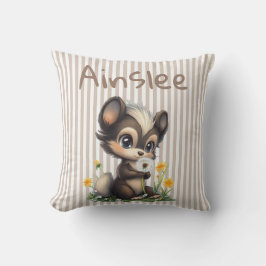 Launen in den Wildblumen Kissen