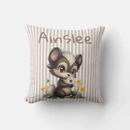 Launen in den Wildblumen Kissen (Vorderseite)