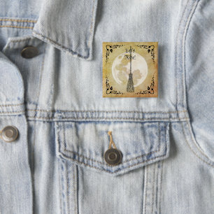 Launenhafte Hexen Vollmond Button