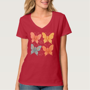 Launenhafte Schmetterlinge T-Shirt