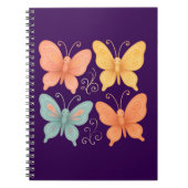 Launenhaften Schmetterlinge  Notizblock (Vorderseite)