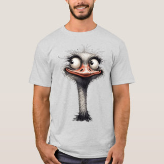 launenhafter Emu-Vogel T-Shirt