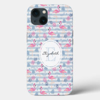 Launenhafter Flamingo & Ananas Muster