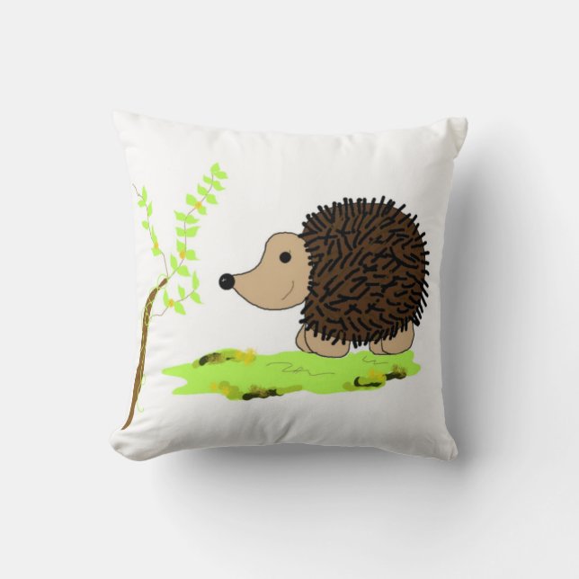 Launenhafter Igel Kissen (Vorderseite)