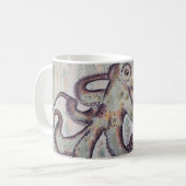 Launenhafter Oktopus Kaffeetasse (Vorderseite Links)