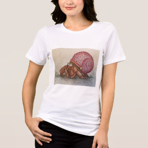Launenhafter Oktopus Tri-Blend Shirt