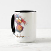 Launenhafter Vogel Tasse (Vorderseite Links)