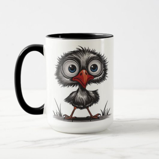 Launenhafter Vogel Tasse (Links)
