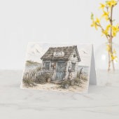 Launenhaftes Köder- und Tackle-Shack Karte (Gelbe Blume)