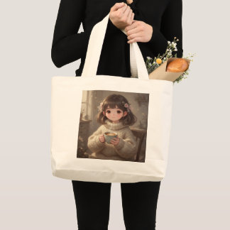 Launentasche Whimsical Girl Jumbo Stoffbeutel
