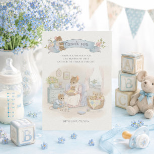 Launige Babyparty-Mäuse Danke
