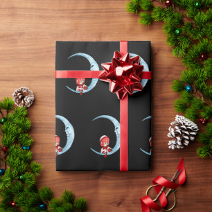 Launige Elf-Weihnachtsgeschenkverpackung Geschenkpapier