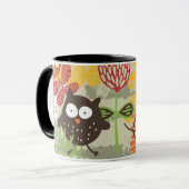 Launige Eulen-Tasse Tasse (Vorderseite Links)