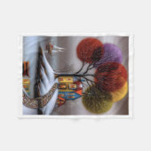 Launige Fantasy-Cottage-Decke Fleecedecke (Vorderseite (Horizontal))